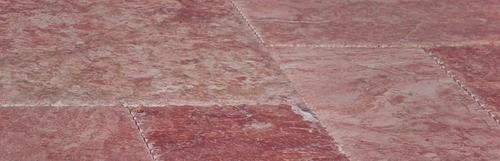 Travertín Red dlažba , francúzky vzor , hrúbka 3cm