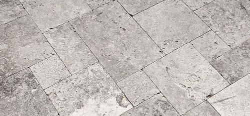 Travertín Silver dlažba , francúzky vzor , hrúbka 3cm
