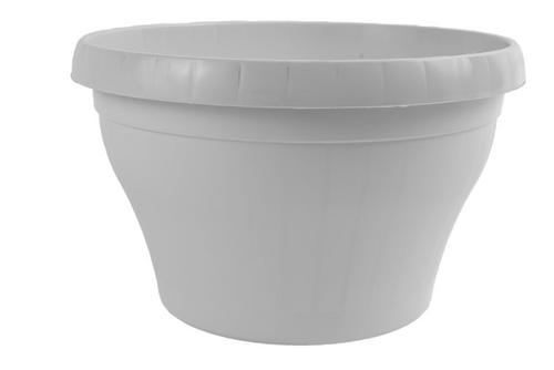 Závesný kvetináč HP LUX DECOR WR 27/ 18,5 cm, bez háku, biely