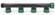 Irritec PVC holendrový 4-T kus 1" M x F x F x F x F x F, PN10