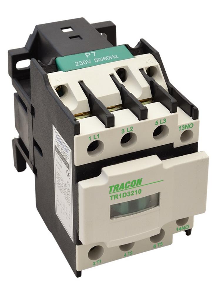 Stykač 660V, 50Hz, 12A, 5,5kW/230V AC