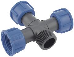 Technoplastic holendrový kríž 1" M x F x F x F, PN6